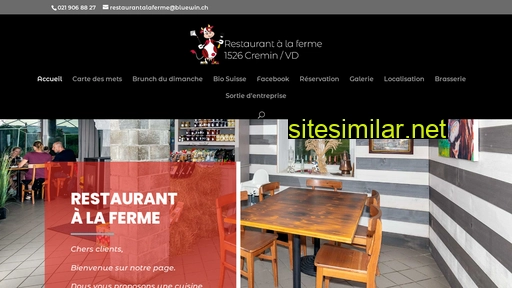restaurantalaferme.ch alternative sites