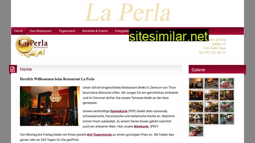 restaurantlaperla.ch alternative sites