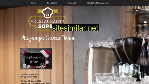 restaurantsopra.ch alternative sites