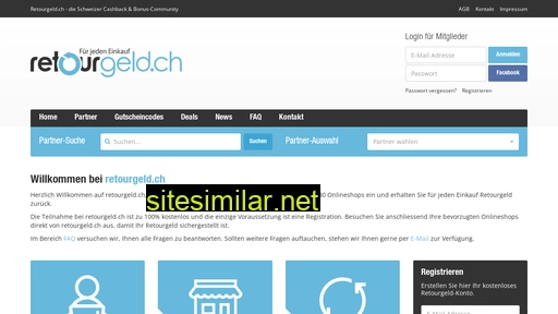 retourgeld.ch alternative sites