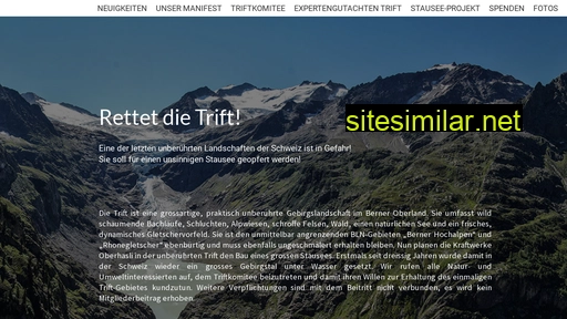 rettet-die-trift.ch alternative sites
