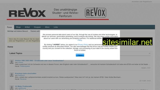 revoxforum.ch alternative sites