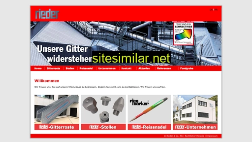 rieder-gitterrost.ch alternative sites