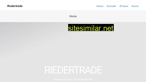 riedertrade.ch alternative sites