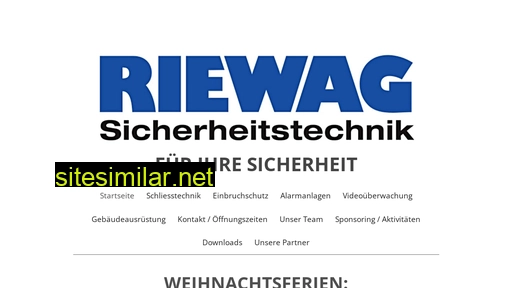 riewag.ch alternative sites