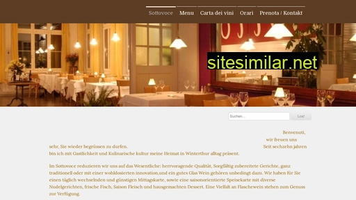 ristorantesottovoce.ch alternative sites