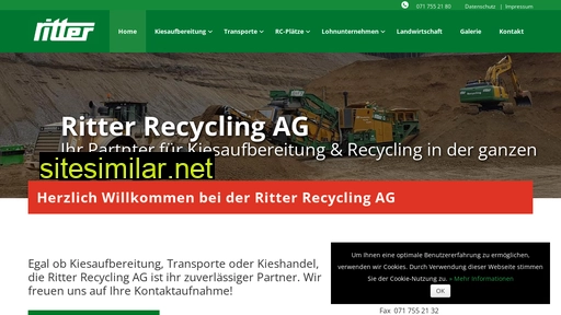 Ritterrecycling similar sites