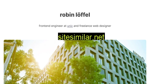 robinloeffel.ch alternative sites