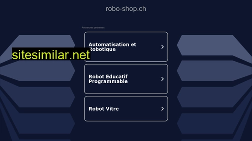 robo-shop.ch alternative sites