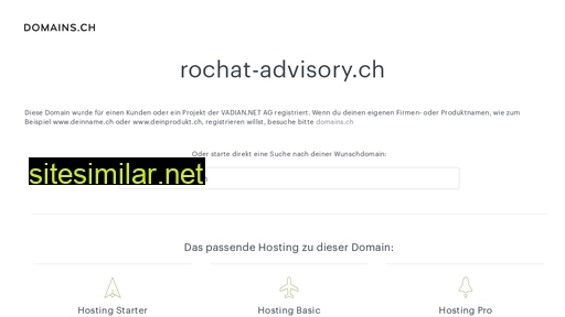 rochat-advisory.ch alternative sites