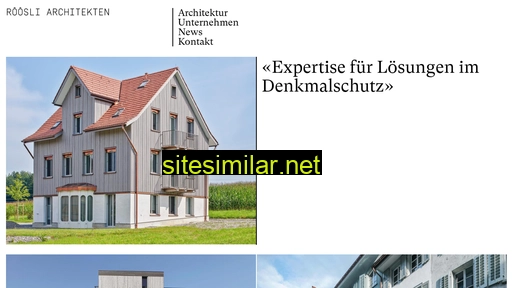Roeoesli-architekten similar sites