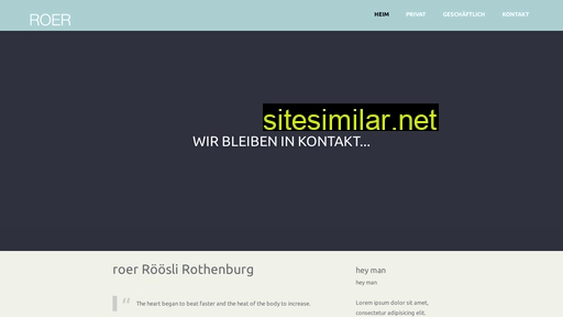 roer.ch alternative sites