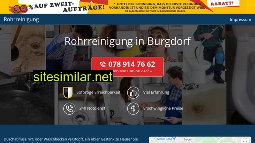 rohrreinigung-burgdorf.ch alternative sites