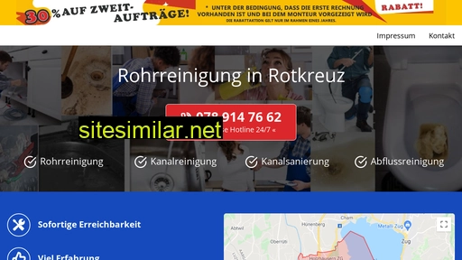 rohrreinigung-rotkreuz.ch alternative sites