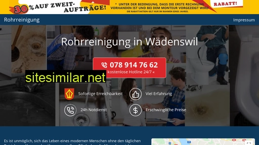 rohrreinigung-waedenswil.ch alternative sites