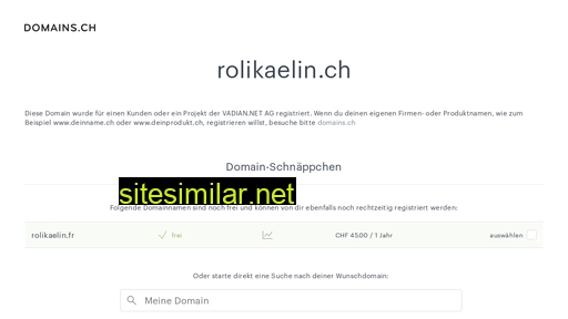 rolikaelin.ch alternative sites