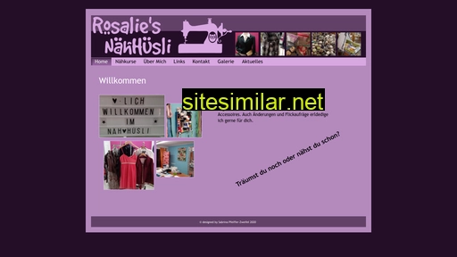 Rosalies-naehuesli similar sites