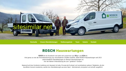rosch-hauswartungen.ch alternative sites