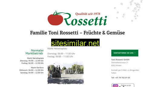 Rossetti-markt similar sites