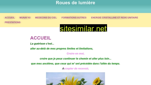 rouesdelumiere.ch alternative sites