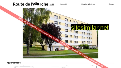 routedelarche.ch alternative sites