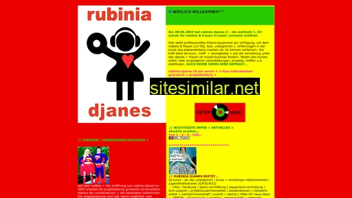 rubinia-djanes.ch alternative sites