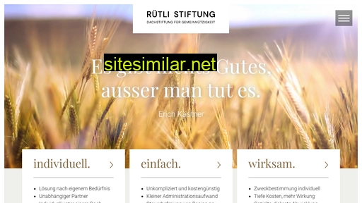 ruetli-stiftung.ch alternative sites