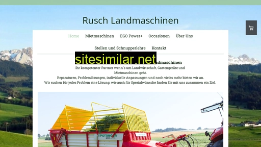 rusch-landmaschinen.ch alternative sites