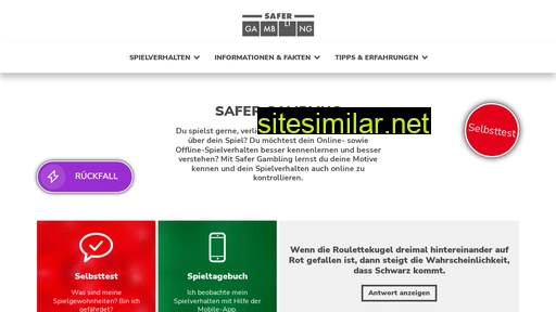 safergambling.ch alternative sites