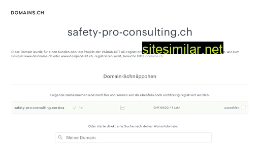 safety-pro-consulting.ch alternative sites