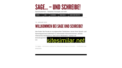 sageschreibe.ch alternative sites