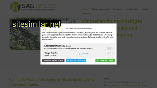 sag-hauswartungen.ch alternative sites