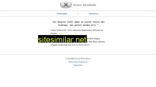 Salem-akademie similar sites