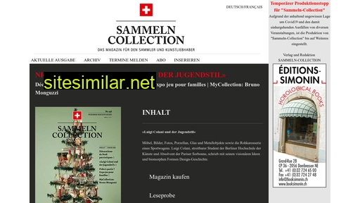 sammeln-collection.ch alternative sites