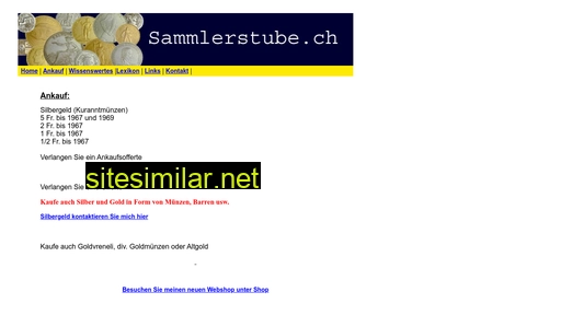 sammlerstube.ch alternative sites