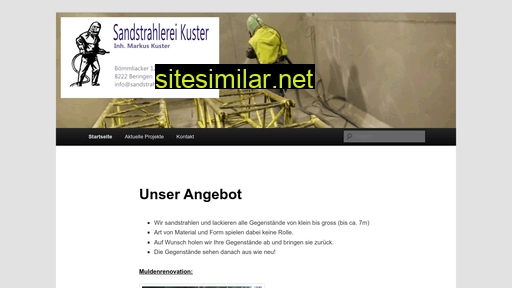 sandstrahlerei-kuster.ch alternative sites