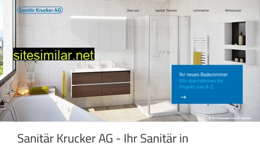 sanitaer-krucker.ch alternative sites