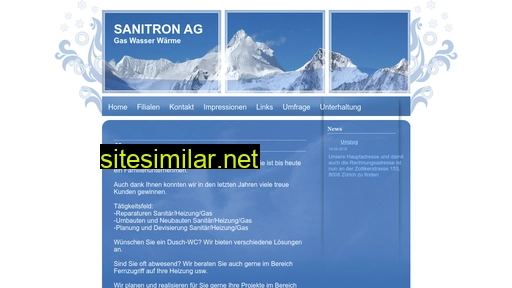 sanitron.ch alternative sites