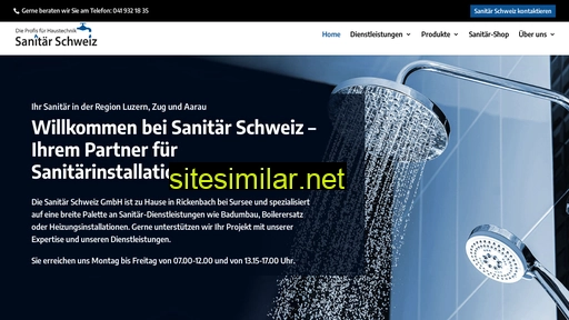 sanitaerschweiz.ch alternative sites