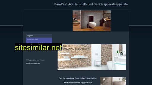 sanwash.ch alternative sites
