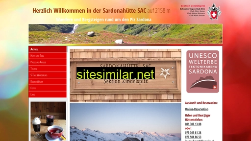 sardonahuette.ch alternative sites