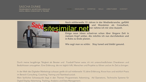 saschadunke.ch alternative sites