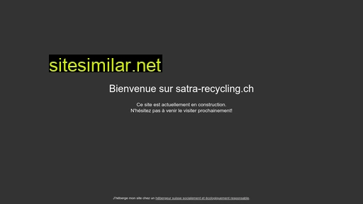 satra-recycling.ch alternative sites