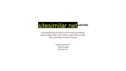 saubrette.ch alternative sites