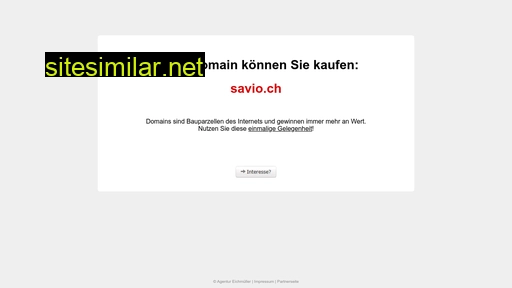 savio.ch alternative sites