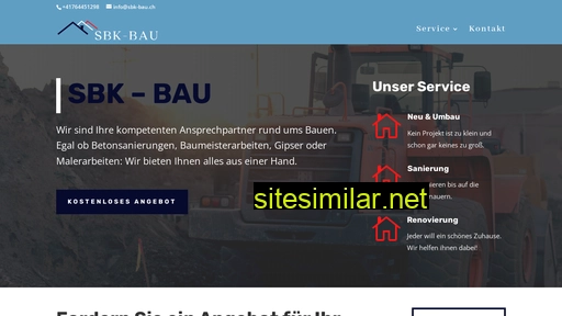 sbk-bau.ch alternative sites