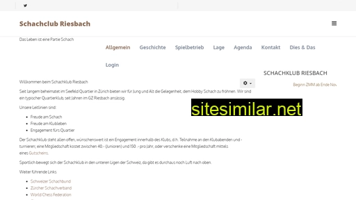 schachriesbach.ch alternative sites