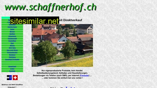 schaffnerhof.ch alternative sites