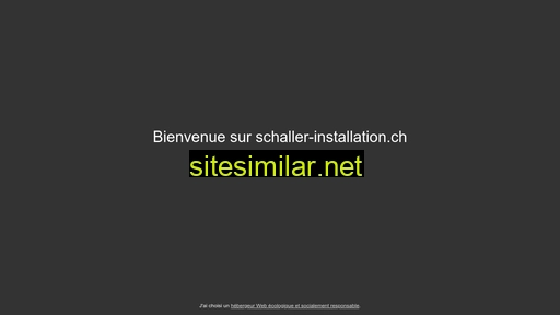 schaller-installation.ch alternative sites