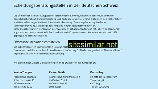scheidungsberatung.ch alternative sites
